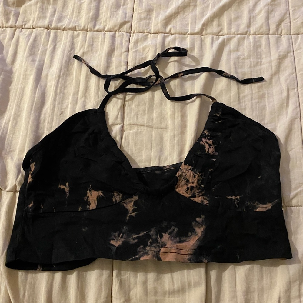 Black and brown crop top